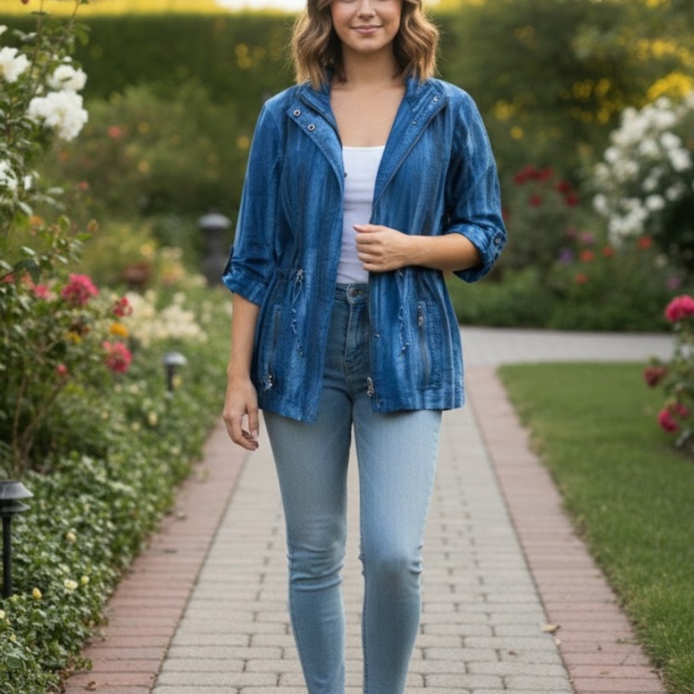 Chico's Vibrant Blue Jacket